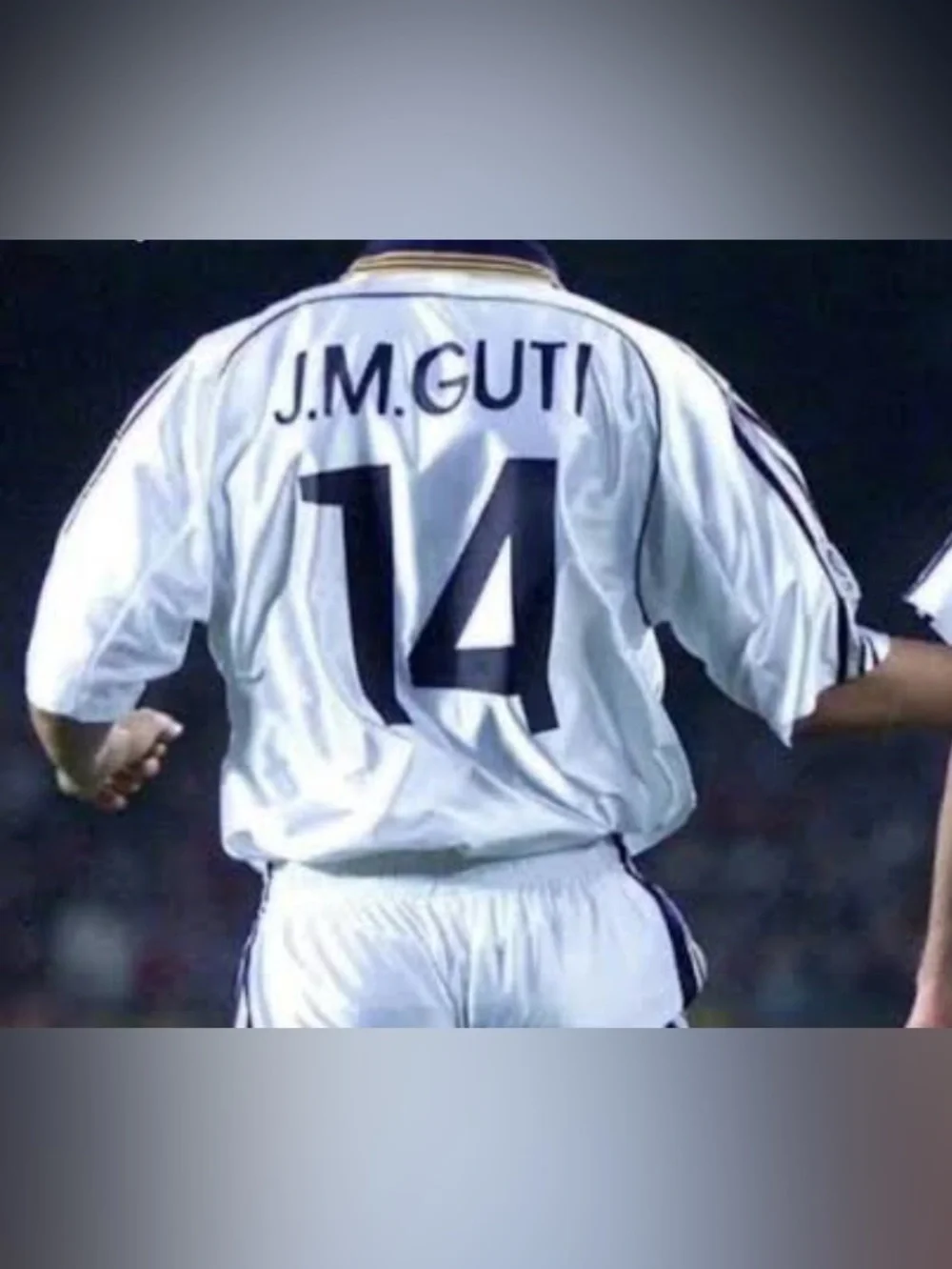 Adidas Authentic 1999/2000 Real Madrid Guti #14 Reissue JJ3801 Jersey Men’s Sz M